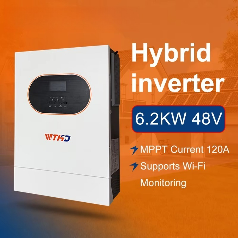 Pure Sine Wave Inverter - محول طاقة شمسي هجين أحادي الطور