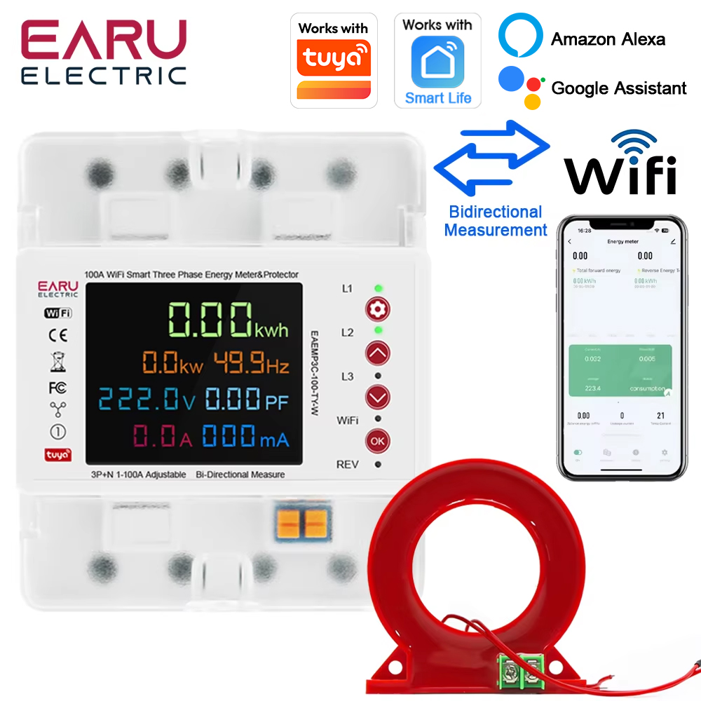 Ac Surge Protector - عداد طاقة ذكي ثلاثي الأطوار من