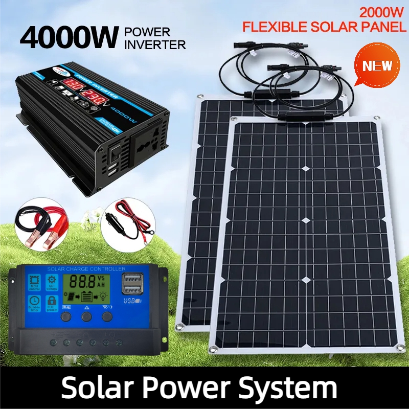 Renewable Energy House - نظام طاقة شمسية 2000 واط 110