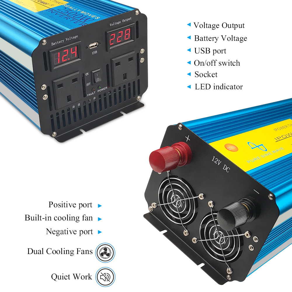 2026 Lvyuan محول طاقة موجة جيب - مراجعة Pure Sine Wave Inverter وسعره