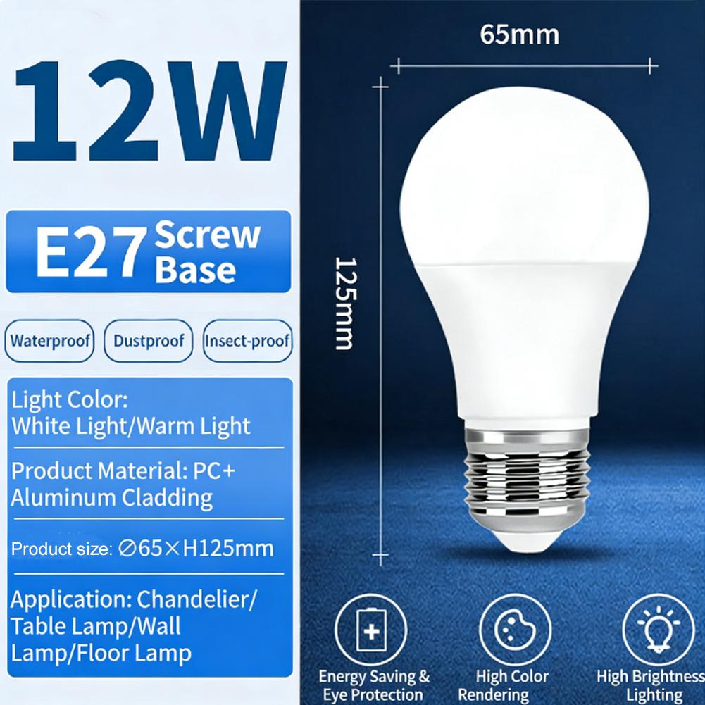 لمبة LED E27 بقوة 3/7/12/25 وا - مراجعة Renewable Energy House وسعره