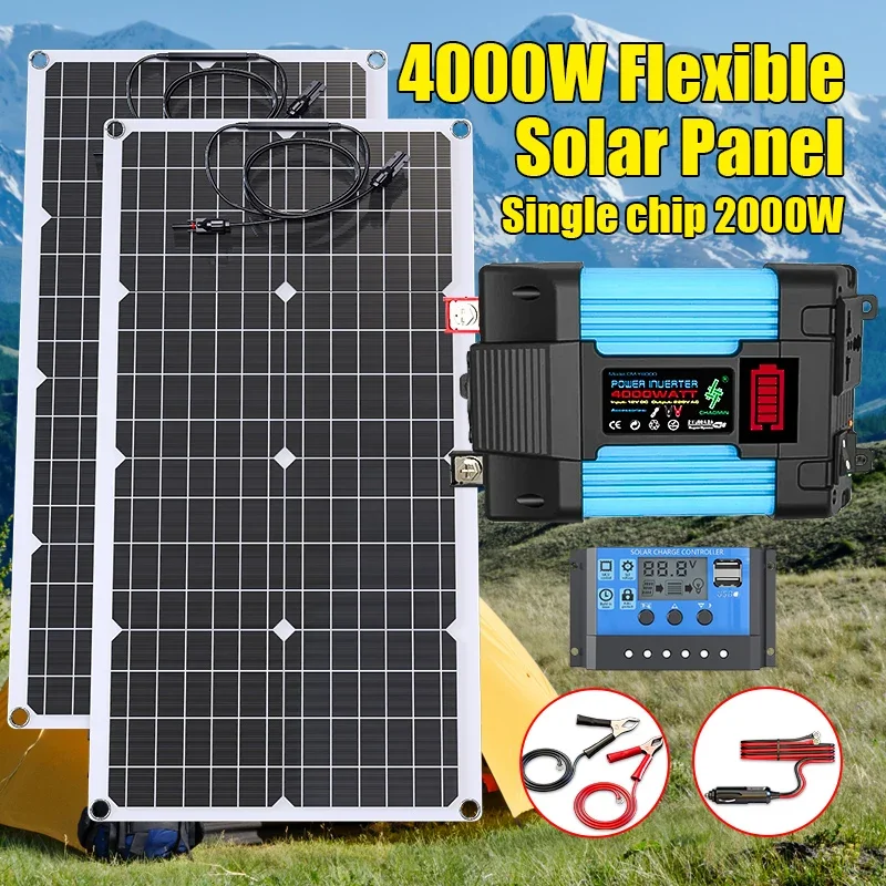 طقم لوحة طاقة شمسية 4000 وات 1 - مراجعة Renewable Energy House وسعره